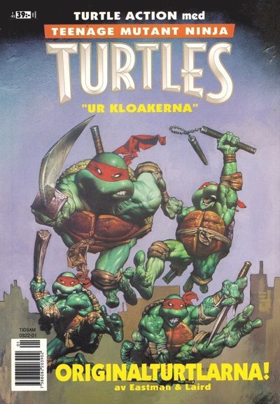 Cover for Kevin Eastman · Turtle Action: Ur kloakerna (Bok) (1993)