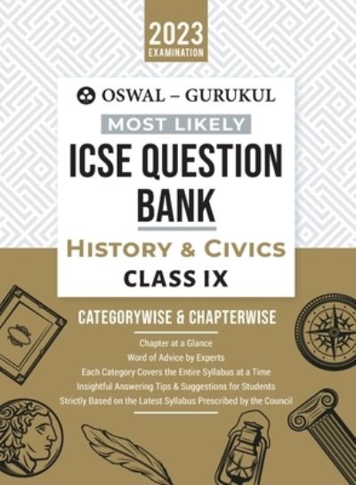 Cover for Oswal · Oswal - Gurukul History &amp; Civics Most Likely Question Bank (Paperback Book) (2022)