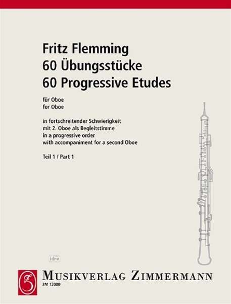 60 Übungsstücke,Oboe 1 - Flemming - Książki -  - 9790010120003 - 