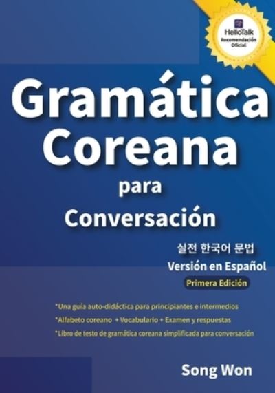 Cover for Song Won · Gramatica Coreana para Conversacion - Gramatica Coreana Para Conversacion (Paperback Book) (2019)