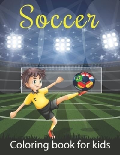 Cover for Mh Book Press · Soccer Coloring Book For Kids (Pocketbok) (2021)