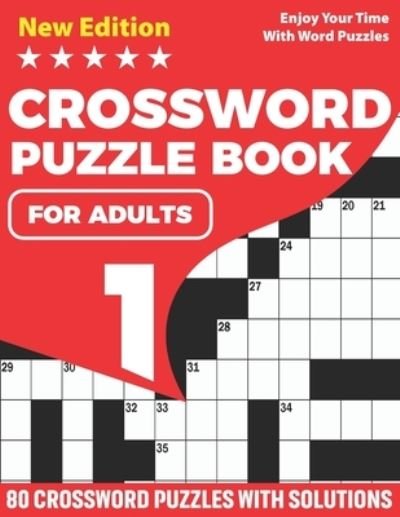 Cover for K R Everette Shultz Publication · Crossword Puzzle Book For Adults (Paperback Bog) (2021)