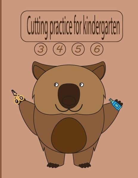 Cover for Med Cut and Paste · Cutting Practice for Kindergarten (Paperback Book) (2021)