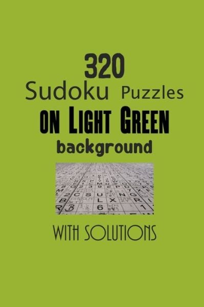 Cover for Depace' · 320 Sudoku Puzzles on Light Green background with solutions (Paperback Book) (2021)