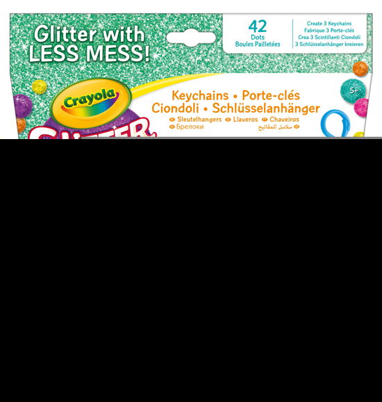 Glitter Dots Sparkle Friends Keychains - Goliath - Gadżety - Crayola - 0071662208004 - 