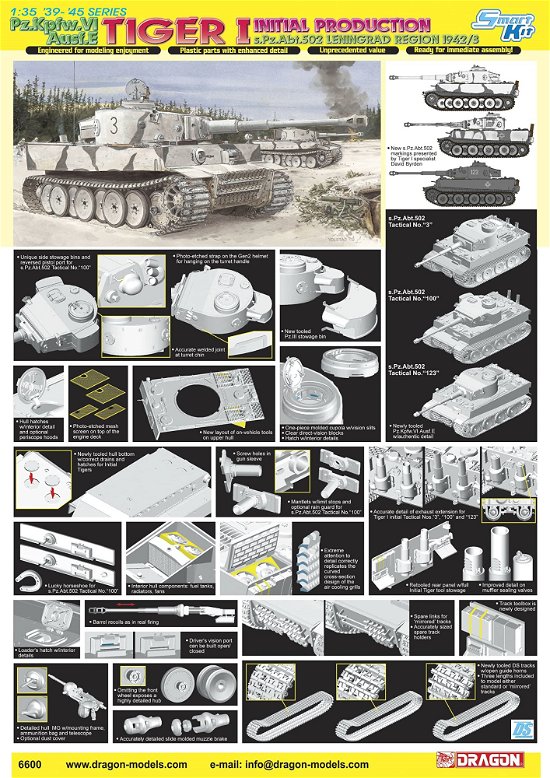 Cover for Dragon · 1/35 Pz.kpfw.vi Ausf.e Tiger I Initial 1942/3 Sk (Toys)