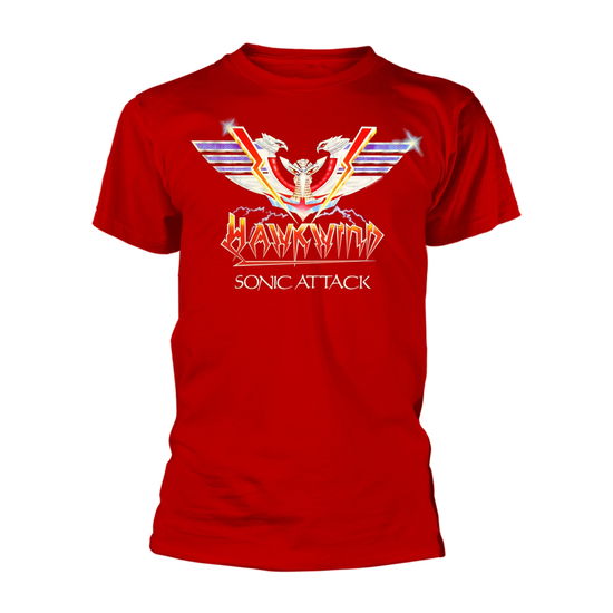 Cover for Hawkwind · Sonic Attack (Red) (T-shirt) [size S] [Red edition] (2018)