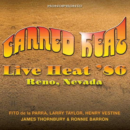 Live Heat 86 Reno Nevada - Canned Heat - Musik - RELAYER RECORDS - 0829421679004 - 7. april 2015