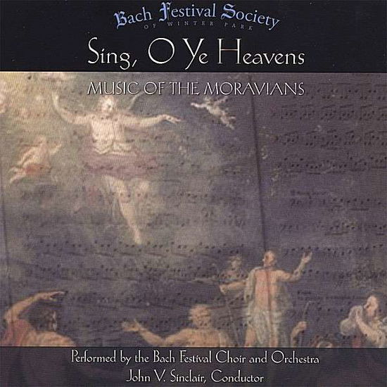 Cover for Bach Festival Society · Sing O Ye Heavens (CD) (2012)