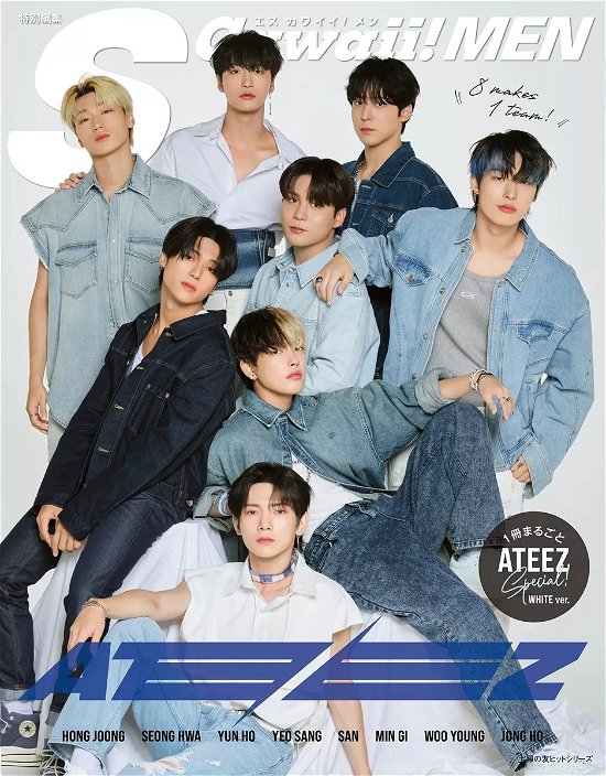 Cover for ATEEZ · SCawaii! Japan Men SPECIAL x ATEEZ (Blad) [White edition] (2024)