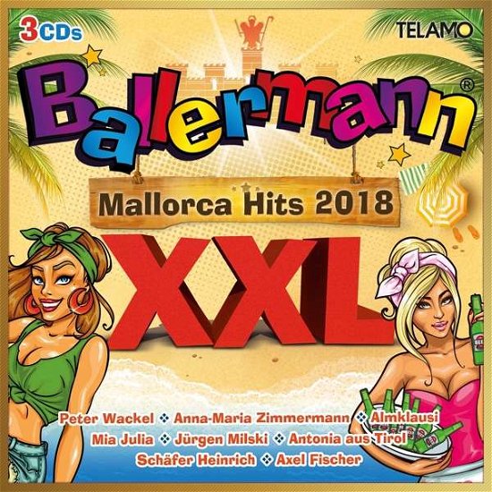 Ballermann Xxl  Mallorca Hits 2018 - Various Artists - Musiikki - TELAMO - 4053804312004 - perjantai 25. toukokuuta 2018