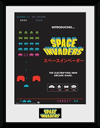 Cover for Space Invaders · Space Invaders - Advert (Stampa In Cornice 30x40 Cm) (MERCH)