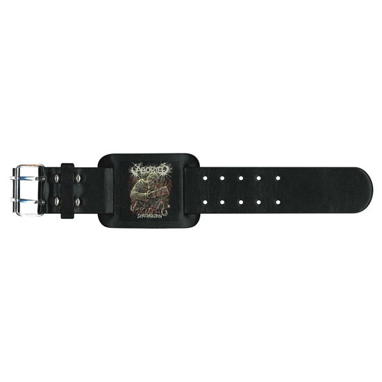 Aborted Leather Wrist Strap: Goremageddon - Aborted - Marchandise -  - 5055339745004 - 