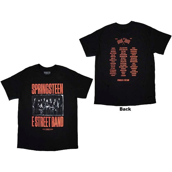 Cover for Bruce Springsteen · Bruce Springsteen Unisex T-Shirt: Tour '23 Band Photo (Back Print &amp; Ex-Tour) (T-shirt) [size S]
