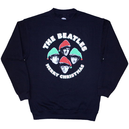 The Beatles Unisex Sweatshirt: Xmas Hats - The Beatles - Merchandise -  - 5056821085004 - November 26, 2024