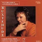 Cover for Buxtehude / Bonnerup · Organ Music 2 (CD) (2009)