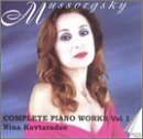 Cover for Mussorgsky / Kavtaraze · Complete Piano Works 1 (CD) (2001)