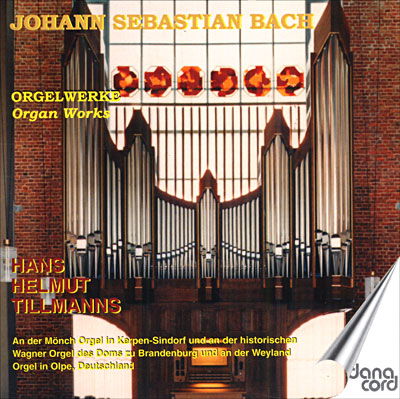 Organ Works 13 - Bach / Tillmanns - Muziek - DAN - 5709499650004 - 3 april 2007