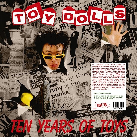 Cover for Toy Dolls · Ten Years Of Toys (LP) (2022)