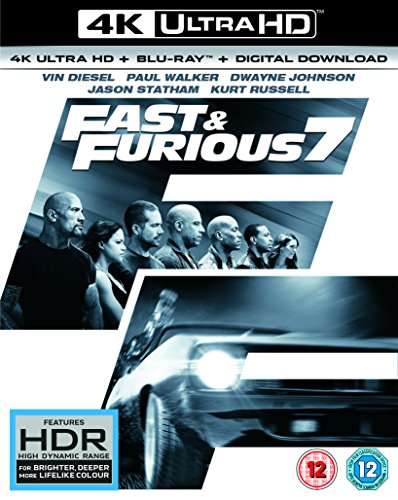 Cover for Fast &amp; Furious 7 (4K Ultra HD) (2017)