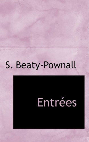 Cover for S. Beaty-pownall · Entraces (Paperback Book) (2008)