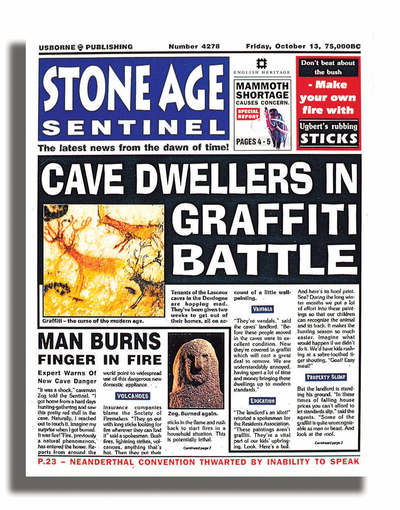 Stone Age Sentinel - Newspaper Histories - Fergus Fleming - Kirjat - Usborne Publishing Ltd - 9780746069004 - maanantai 1. elokuuta 2005