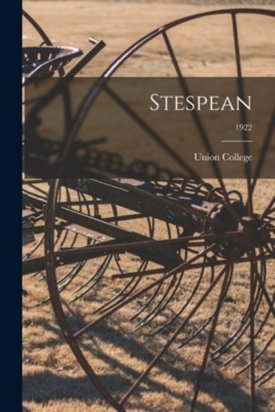 Cover for Union College · Stespean; 1922 (Paperback Book) (2021)