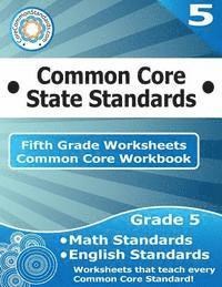 Cover for Corecommonstandards Com · Fifth Grade Common Core Workbook: Worksheets (Paperback Book) (2014)