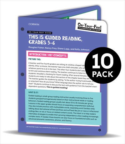 Cover for Douglas Fisher · BUNDLE: Fisher: On-Your-Feet Guide: This is Guided Reading, Grades 3-5: 10 Pack - Corwin Literacy (Book) (2020)