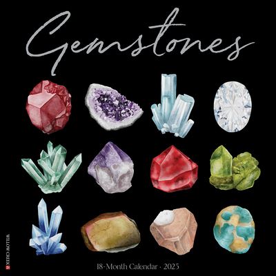 Willow Creek Press · Gemstones 2025 12 X 12 Wall Calendar (Calendar) (2024)