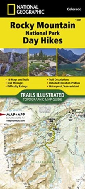 Rocky Mountain National Park Day Hikes Map - National Geographic Maps - Bøger - National Geographic Maps - 9781566958004 - 4. februar 2020