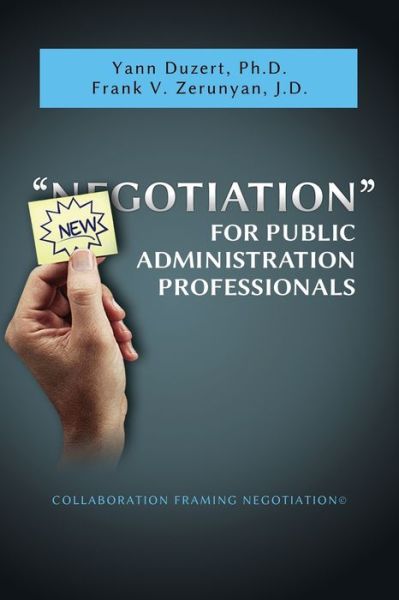 Cover for Yann Duzert · Newgotiation For Public Administration Professionals (Paperback Book) (2019)