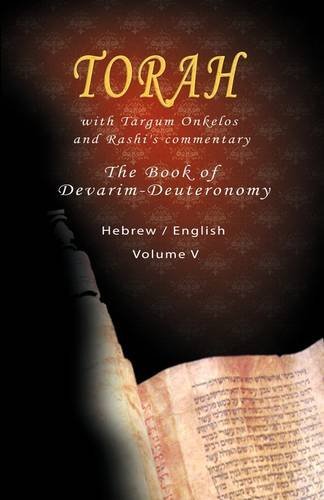 Cover for Rabbi M. Silber · Pentateuch with Targum Onkelos and Rashi's Commentary: Torah the Book of Devarim, Volume V (Hebrew / English) (Paperback Book) (2011)
