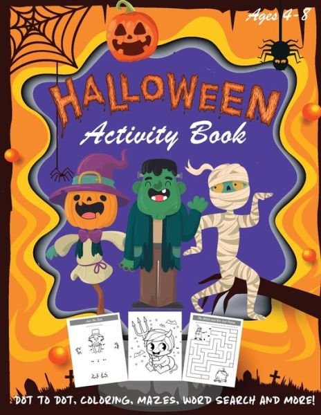 Cover for Happy Kid Press · Halloween Activity Book (Pocketbok) (2019)
