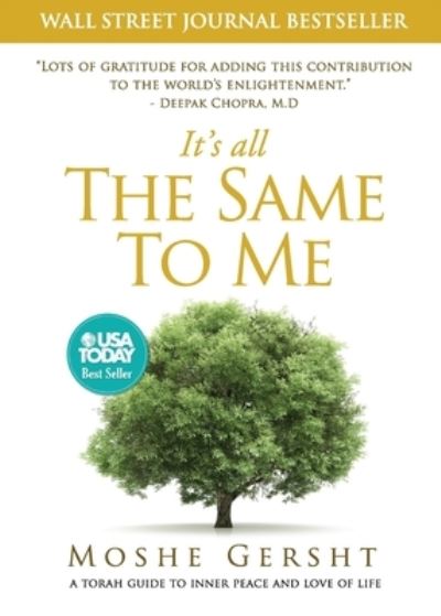 Cover for Moshe Gersht · It's All The Same To Me (Paperback Book) (2021)