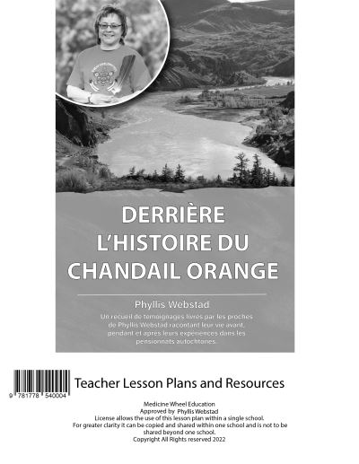 Cover for Phyllis Webstad · Derriere l'histoire du Chandail Orange Plan de Cours (Book) (2022)