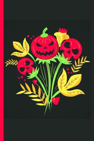 Cover for Cannabis Growers Press · Evil Pumpkin and Skulls Weed Flower Heads (Paperback Book) (2019)