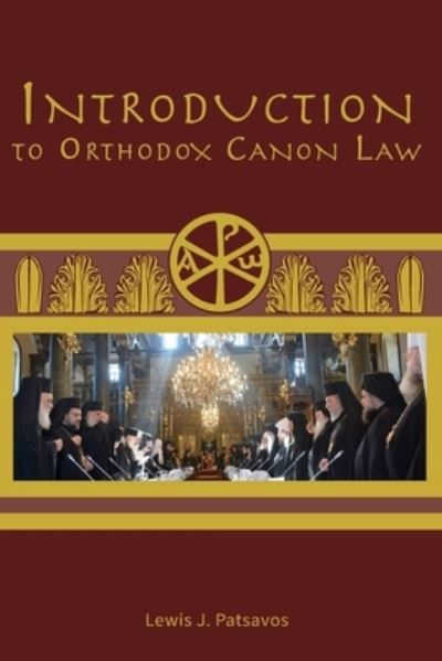 Cover for Lewis J Patsavos · Introduction to Orthodox Canon Law (Paperback Book) (2023)