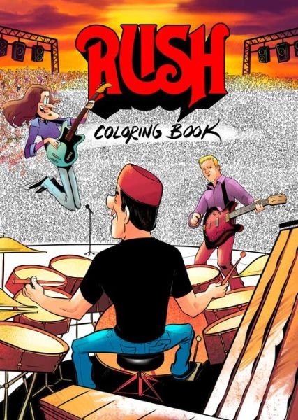 Cover for David Calcano · RUSH Coloring Book (Pocketbok) (2019)
