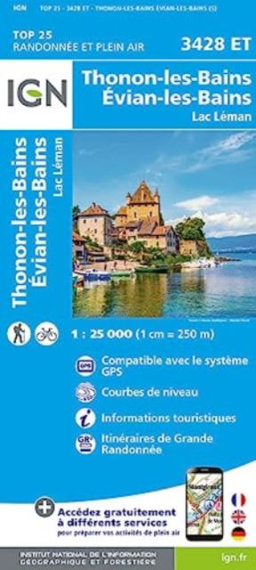 Cover for Thonon-les-Bains / Evian-les-Bains / Lac Leman - TOP 25 (Map) (2023)