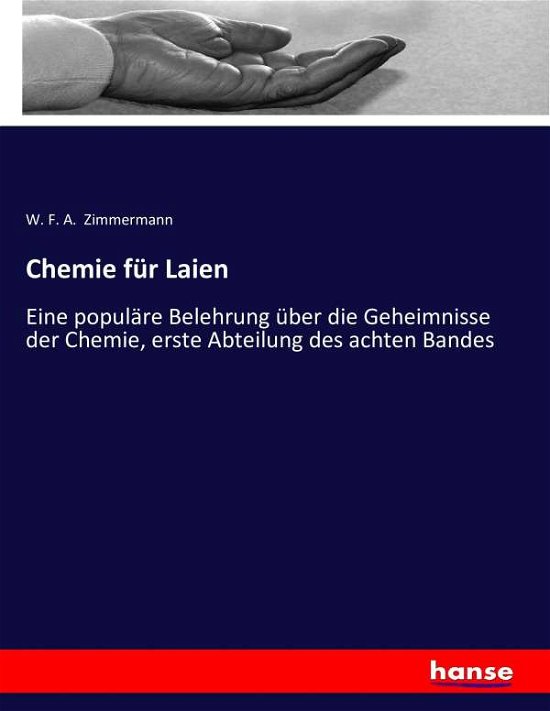 Cover for Zimmermann · Chemie für Laien (Buch) (2016)
