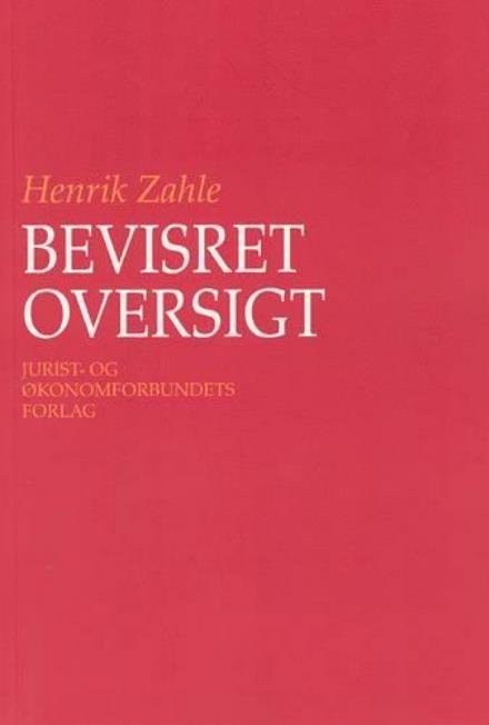 Cover for Henrik Zahle · Bevisret  - Oversigt (Hæftet bog) [1. udgave] (1994)