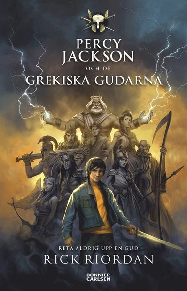 Cover for Rick Riordan · Percy Jackson: Percy Jackson och de grekiska gudarna (ePUB) (2019)