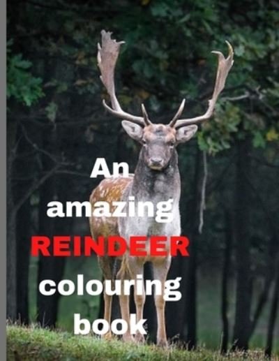 Cover for Sbn Publication · An amazing REINDEER colouring book: REINDEER colouring book with attractive reindeer; 30 pages (Pocketbok) (2021)