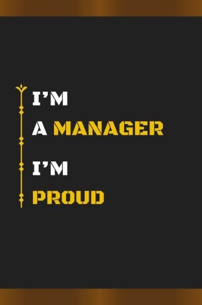 Cover for Hb Arts · I'm a Manager I'm Proud (Paperback Book) (2020)