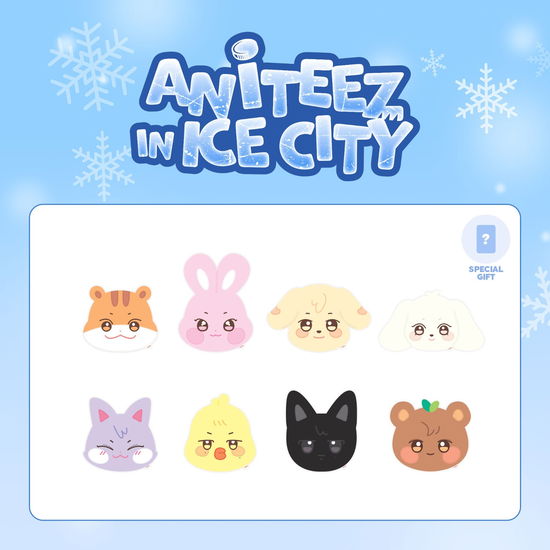 ATEEZ · Aniteez In Ice City - Plush Cushion (Plysch) [Cushion + Photocard edition] [WOOYOnyang] (2024)