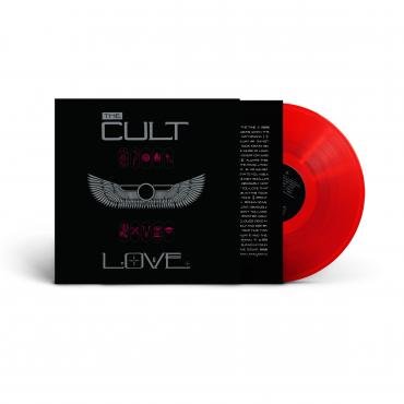 Cover for The Cult · Love (Transparent Red Vinyl) (LP) (2023)