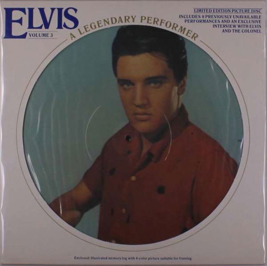 Cover for Elvis Presley · Vol.3 A Legendary Performer (LP) [Picture Disc edition] (2021)