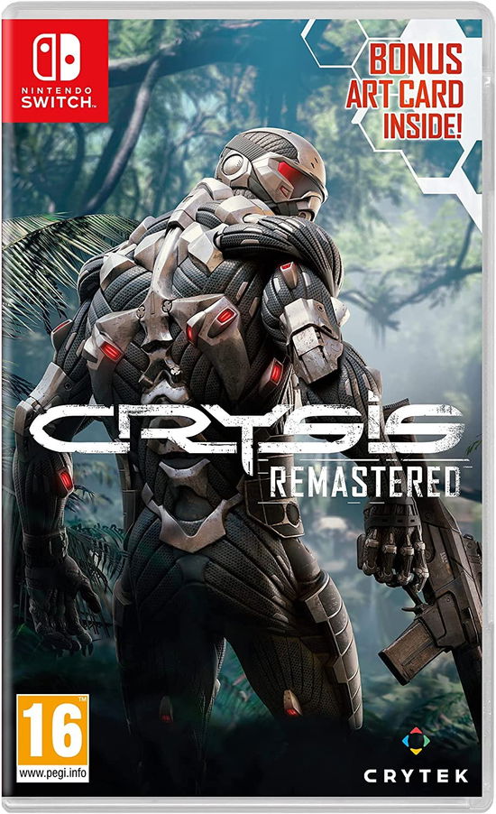 Crysis Remastered Bonus Art Card Inside Switch - Switch - Game - Crytek - 0884095201005 - September 28, 2021