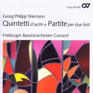 Quintetti D'archi E Parti - G.P. Telemann - Musikk - CARUS - 4009350833005 - 6. april 1999